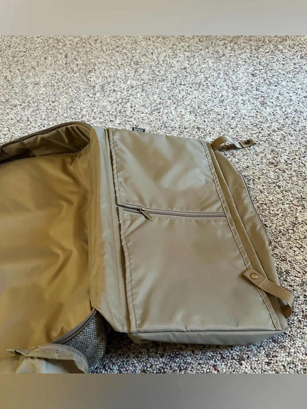 Vintage Hartmann Tweed Roller Rolling Garment Luggage Bag -Locks Strap Paperwork